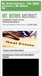 Mobile Screenshot of mountbethelabstract.com